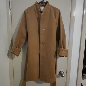 H&M Women's Camel Pea Coat